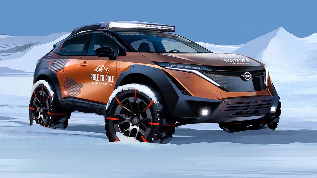 The Ariya will be modified by Arctic Trucks for the polar regions.