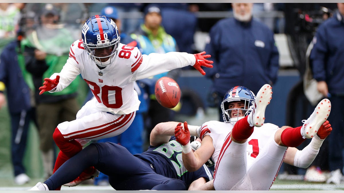 Richie James fumbles