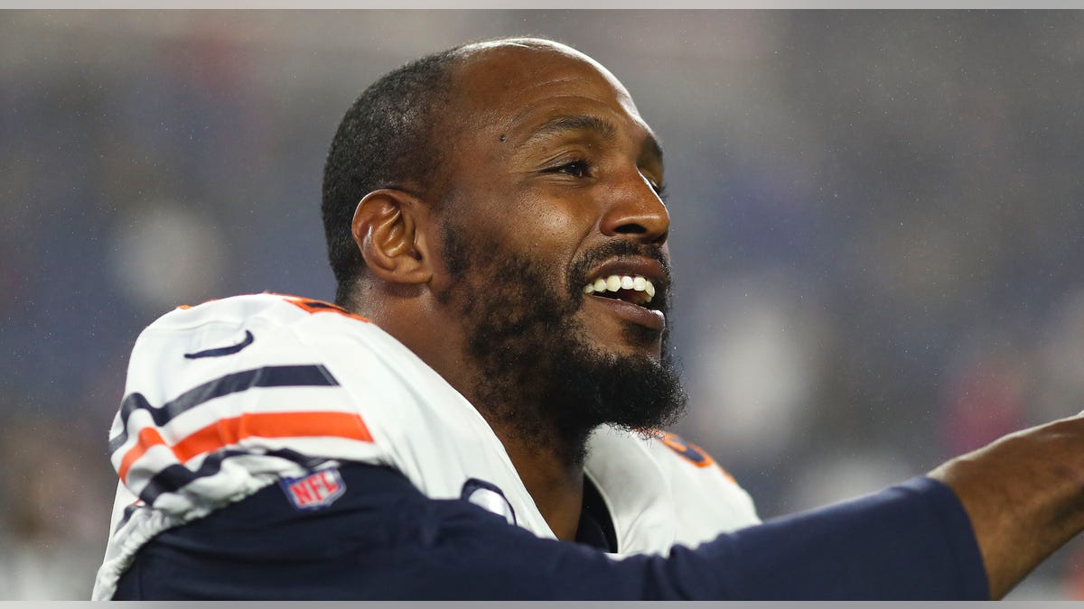Robert Quinn smiles close-up