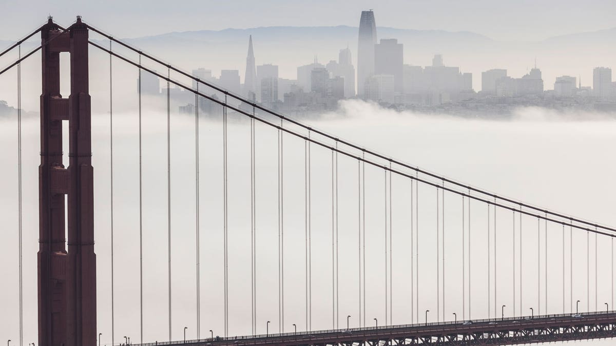 San Francisco's famous Golden Gate Bridge