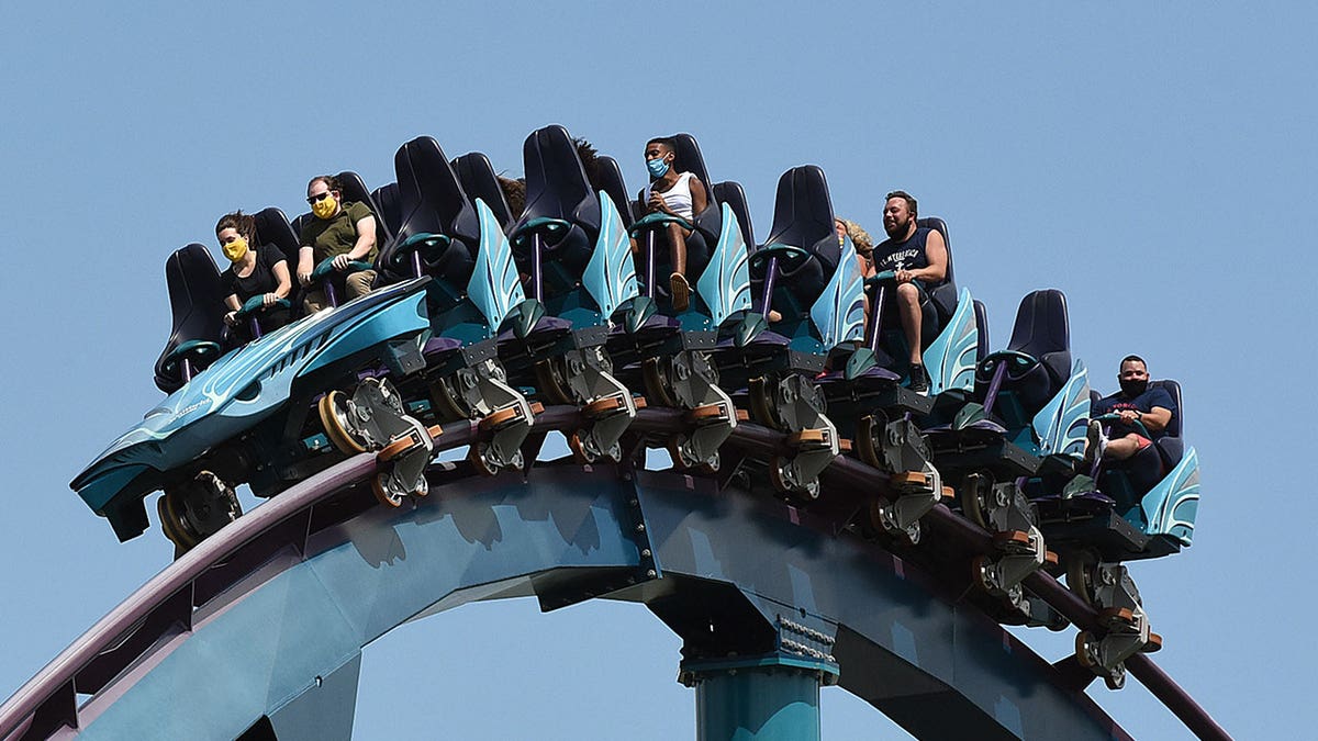 SeaWorld roller coaster