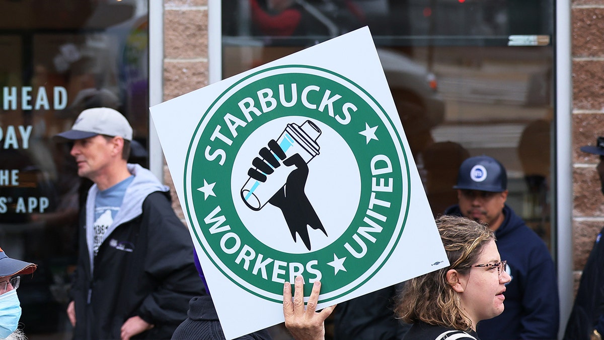 Workers' union sign