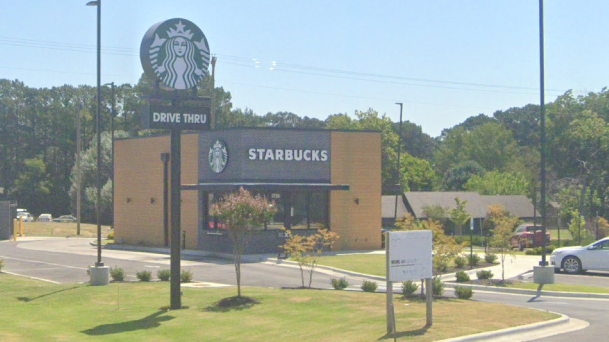 Exteriors of Jonesboro Starbucks