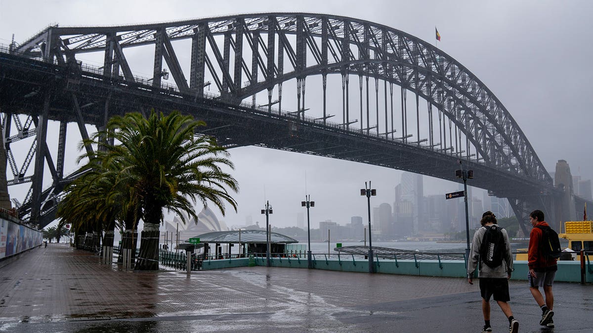 Rain in Sydney, Australia