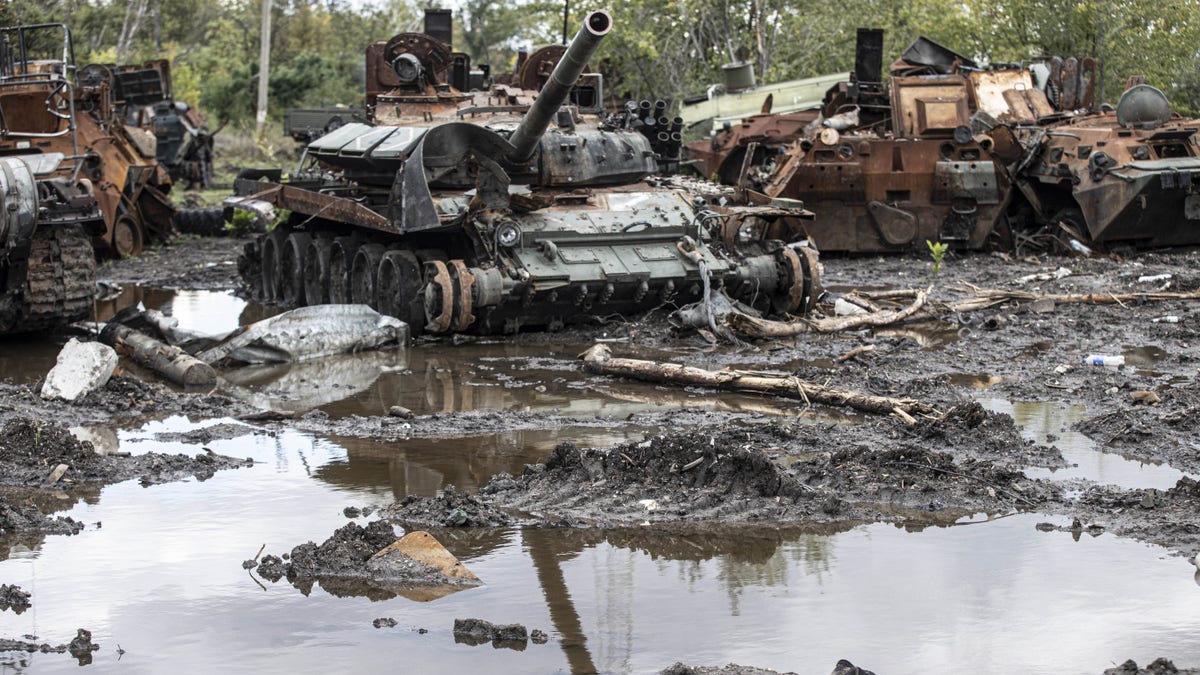 Destroyed Russian vehicles in Ukraine