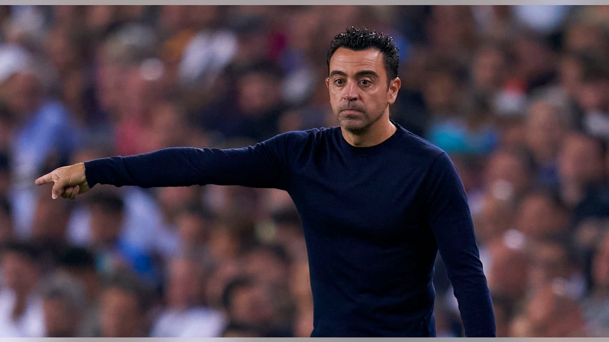 Barcelona head coach Xavi Hernandez