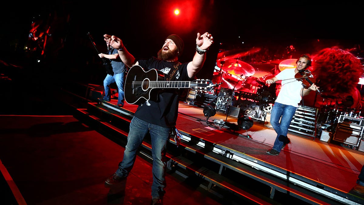 Zac Brown band performs at Stagecoach in 2013