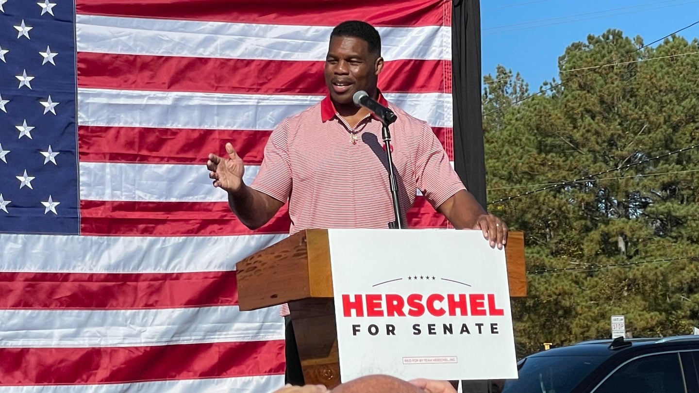 Herschel Walker Cumming GA Oct. 27 2022