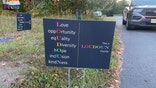photo of sign supporting transgender school policy