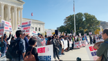 photo of Supreme Court rally October 30
