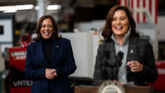Kamala Harris campaigns for Michigan Gov. Whitmer in potential preview of Democrat presidential primary