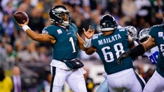 Eagles stay unbeaten behind Jalen Hurts' two touchdowns, CJ Gardner-Johnson's interceptions