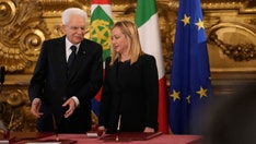 Italy's Giorgia Meloni sworn in, first woman to be premier