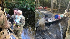Florida first responders go door-to-door rescuing families, pets from flooding in wake of Hurricane Ian