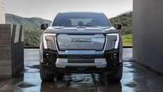 Try to guess where the GMC Sierra EVs headlights are