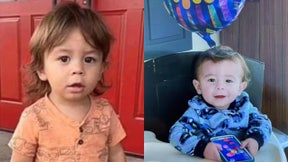 Photos provided by Chatham County Police Department show missing toddler Quinton Simon
