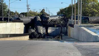Ohio train derailment spills paraffin wax