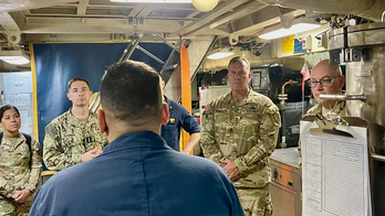 CENTCOM commander visits Navy nuclear submarine in Arabian Sea amid tensions with Pakistan and Iran