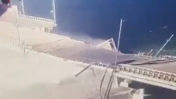 Ukraine responds after Russia casts blame for bridge explosion