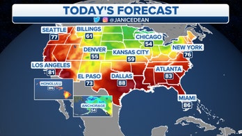 Cold weather forecast across US as tropical system expected to become a storm