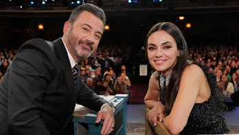 Mila Kunis gets booed during an appearance on Jimmy Kimmel Live! to promote 'Luckiest Girl Alive' movie