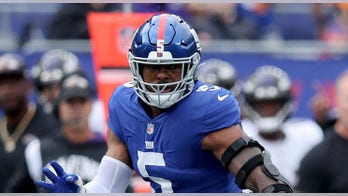 Kayvon Thibodeaux cries after making critical play in Giants' win over Ravens