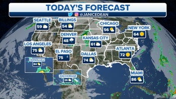 Rain forecast in South as severe storms pass through Plains