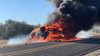 Texas deputies save two migrants from trunk of burning vehicle after smuggler flees