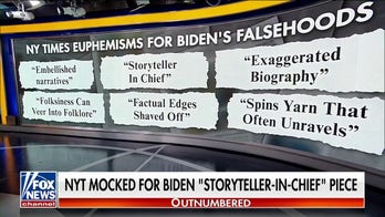 'Outnumbered' torches NY Times for downplaying Biden's falsehoods: 'Call them what they are: lies'