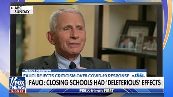Dr. Fauci roasted for claiming he didn't push for school closures: 'The ultimate narcissist'