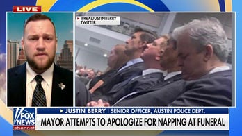 Police advocate rejects Austin mayor's apology for dozing off at officer's funeral: 'It's disgusting'