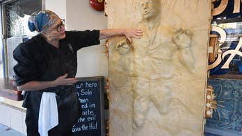 CA baker makes life-sized Han Solo out of bread