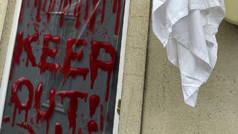 Woman reportedly calls for Halloween decoration ban because 'keep out' bathroom sign confused her