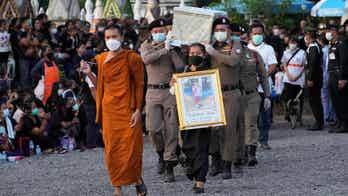 Children killed in Thai day care massacre prepared for funeral rites