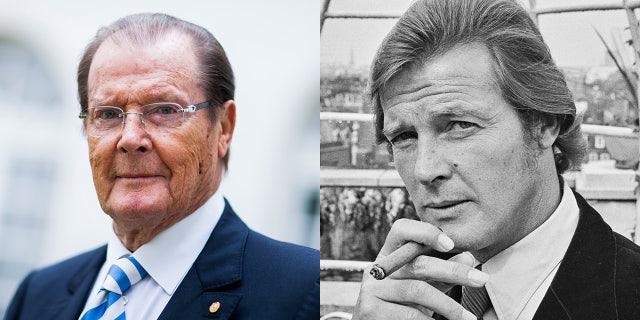 Roger Moore starred in seven Bond films from 1973 to 1985. He passed away in 2017 from lung and liver cancer.