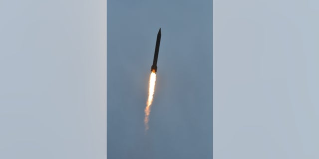 A nuclear-capable ballistic missile test conducted by Pakistan. 