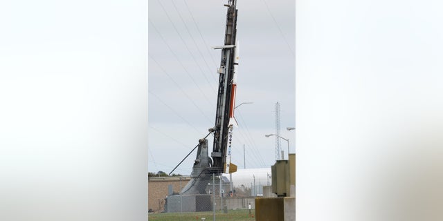 The U.S. Department of Defense prepares to launch a sounding rocket from NASA's launch range at Wallops Flight Facility carrying hypersonic weapon experiments that will inform the development of the hypersonic class of weapons, on Wallops Island, Virginia, U.S., Oct. 26, 2022.
