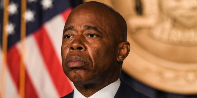 Eric Adams, Mayor of New York, during a meeting of the New York State Financial Oversight Board in New York, US, on Tuesday, September 6, 2022.