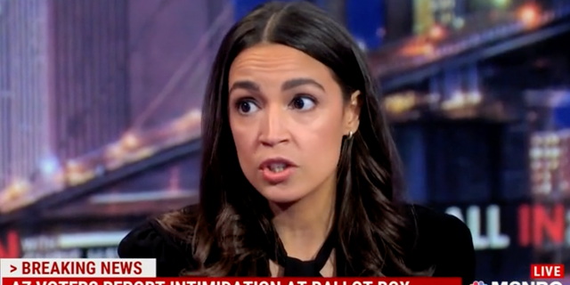 Rep. Alexandria Ocasio-Cortez, D-N.Y., told MSNBC's Chris Hayes that White nationalists threaten to plunge America into fascism and apartheid.