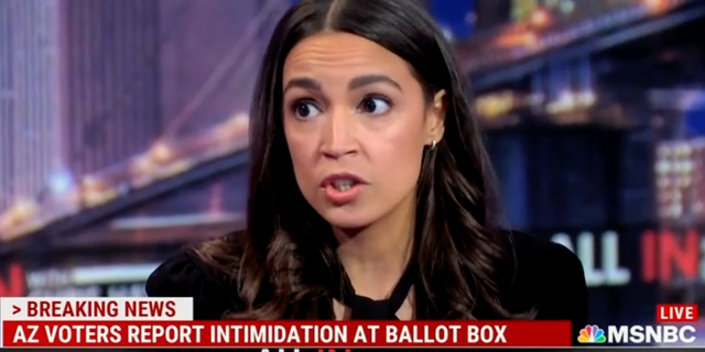 Rep. Alexandria Ocasio-Cortez, D-N.Y., told MSNBC's Chris Hayes that White nationalists threaten to plunge America into fascism and apartheid.