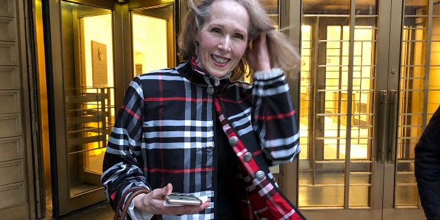 Columnist E. Jean Carroll on Feb. 22, 2022, in New York.