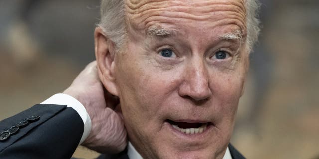 President Joe Biden speaks about deficit reduction in the Roosevelt Room at the White House in Washington, Friday, Oct. 21, 2022.