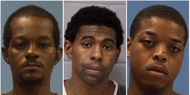 From left to right: Jesse Perkins, Anthony Davis, Jamil Watford