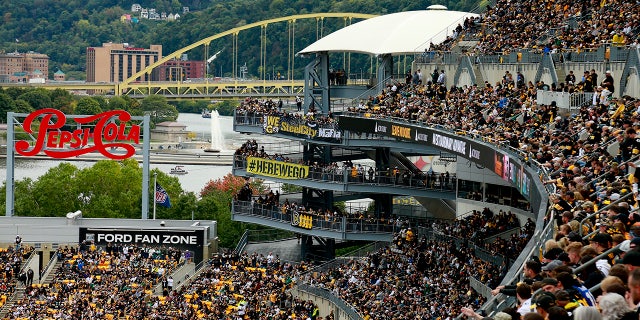 A view of Acrisure Stadium during the game between the New York Jets and Pittsburgh Steelers on Oct. 2, 2022, in Pittsburgh.
