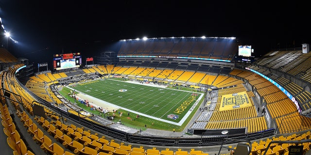 Acrisure Stadium, then known as Heinz Field, is shown before an AFC wild card playoff game between the Pittsburgh Steelers and Cleveland Browns on Jan. 10, 2021, in Pittsburgh.