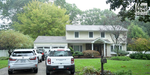 General view of the home of Paul Kutz in East Northport, NY on Tuesday, October 4, 2022. Kutz was killed on Sunday morning in a shooting at a hotel in Poughkeepsie, NY.