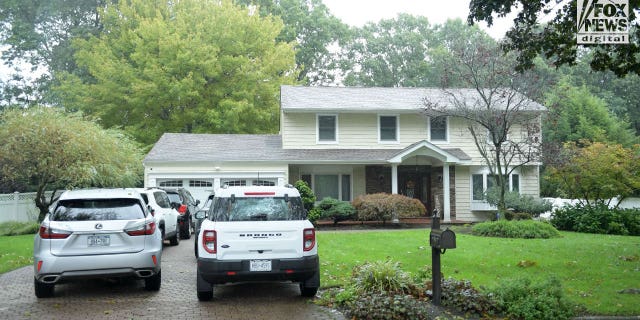 General view of the home of Paul Kutz in East Northport, NY on Tuesday, October 4, 2022. Kutz was killed on Sunday morning in a shooting at a hotel in Poughkeepsie, NY.