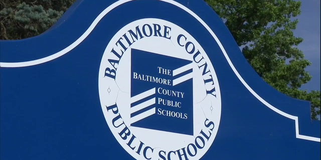 Baltimore school sign