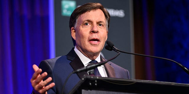 Bob Costas speaks during the International Tennis Hall of Fame Legends Ball at Cipriani 42nd Street Sept. 10, 2022, in New York City.