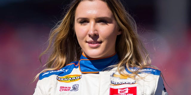 Nov 6, 2021; Avondale, Arizona, USA; NASCAR ARCA Menards Series driver Bridget Burgess during the Arizona Lottery 100 at Phoenix Raceway.